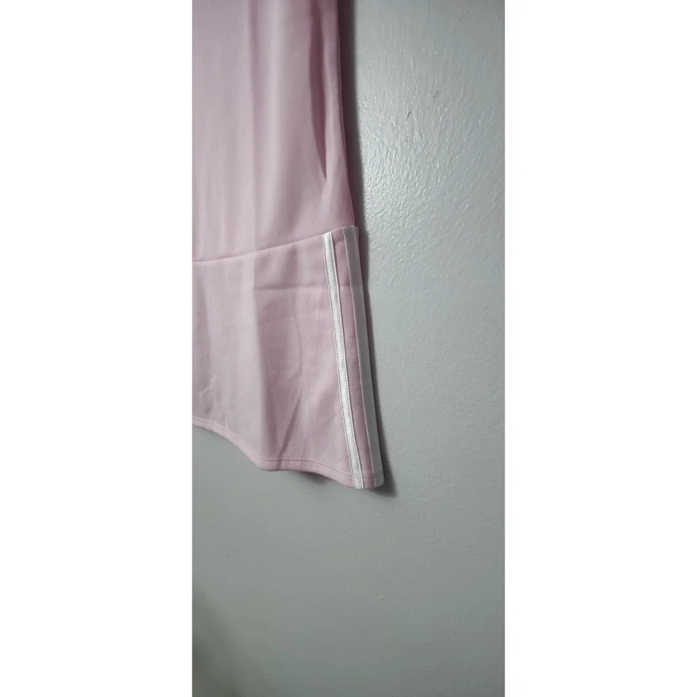 Adidas Girls Short Sleeve Dress The Brand With The 3 Stripes‎ Color Pink Size.L